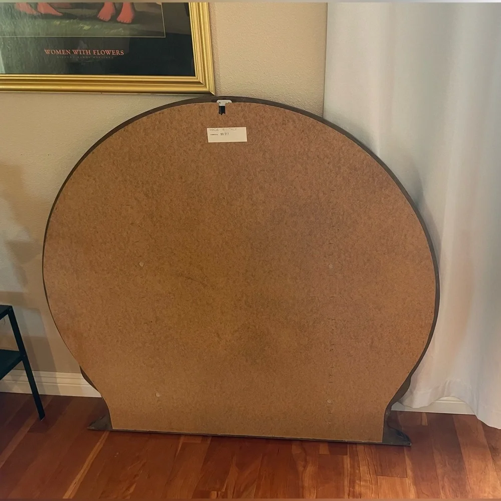 Vintage Italian Cherry Wood Mirror